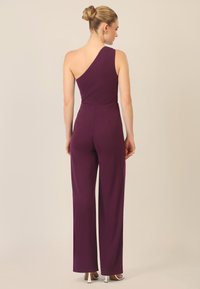 Apart ONE SHOULDER OVERALL - Tuta jumpsuit - dunkel lila
