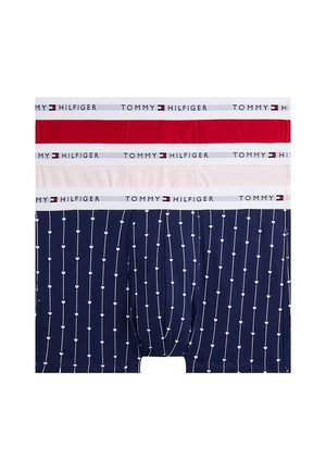 SIGNATURE 3P TRUNK PRINT - Boxer aderenti - heart aop/light pink/med red