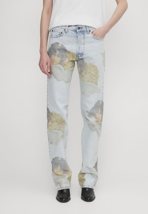 PRINT - Jeans straight leg - blue