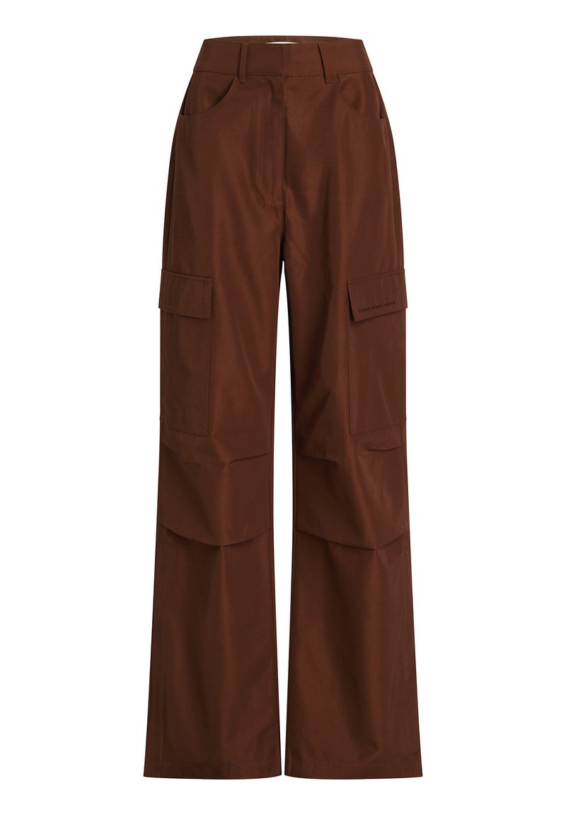 Calvin Klein Jeans Cargobroek donkerbruin