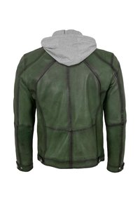 Lederjacken24 KARL - Lederjacke - dunkelgrün