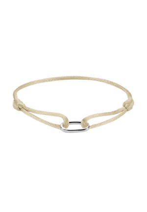 Armband - silberfarben beige