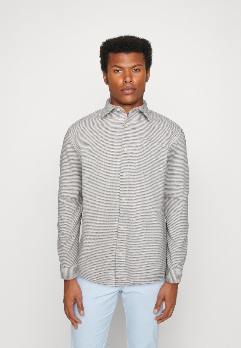 Jack+Jones / Herren-Shirt / JORLUKE ACAPULCO DOBBY AOP SHIRT SS