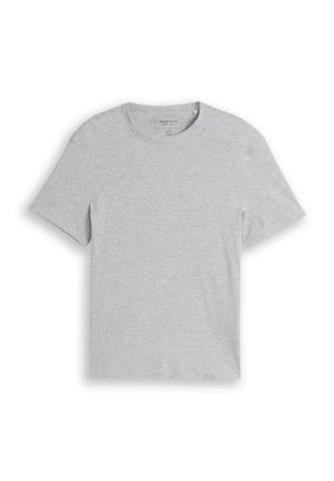 TOM TAILOR DENIM, T-Shirt basic - light stone grey melange