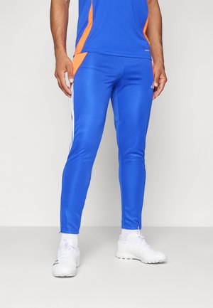 adidas Performance TIRO24 TRAINING PANT SLIM - Leggings - lucid blue/app solar red/white