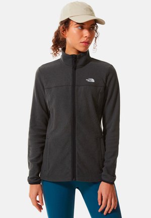 W HOMESAFE FULL ZIP FLEECE - Fleece jacket - tnf black stripe