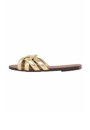 REGULAR FIT COMFORT - Mules - gold