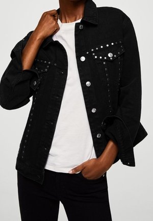 Džínová bunda - black denim