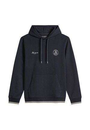 Sweat à capuche noir avec poche frontale, cordons, écusson logo blanc sur la poitrine et texte « It's on us. Since 1967 » sur l'avant gauche.