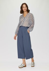 QS CULOTTE - Broek - blau