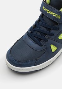 KangaROOS KALLEY II  - High-top trainers - dark navy/lime