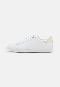 EA7 Emporio Armani - CLASSIC UNISEX - Sneakers - white/gold Miniatyrbild 1