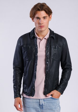 Freaky Nation CRUSH - Chaqueta de cuero - used black