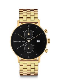 Kapten & Son Chronograph - gold coloured black