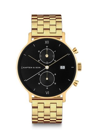 Montre à aiguilles - gold coloured black