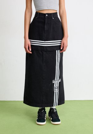 Jupe longue - black denim