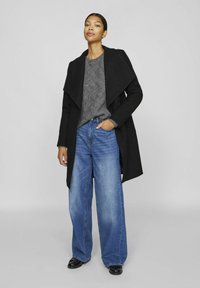 VILA Gabardina - black