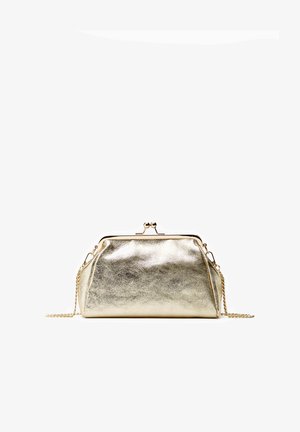 Bata Clutch - gold coloured