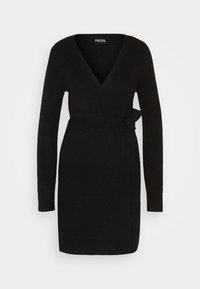 PIECES PCELLEN LS O-NECK KNIT DRESS NOOS BC Dames Jurk - Maat XL