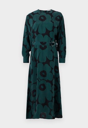 Marimekko COMBU UNIKKO DRESS - Day dress - green/black