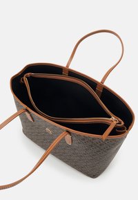 Tommy Hilfiger MONOPLAY - Shopping bag - black/tan mix