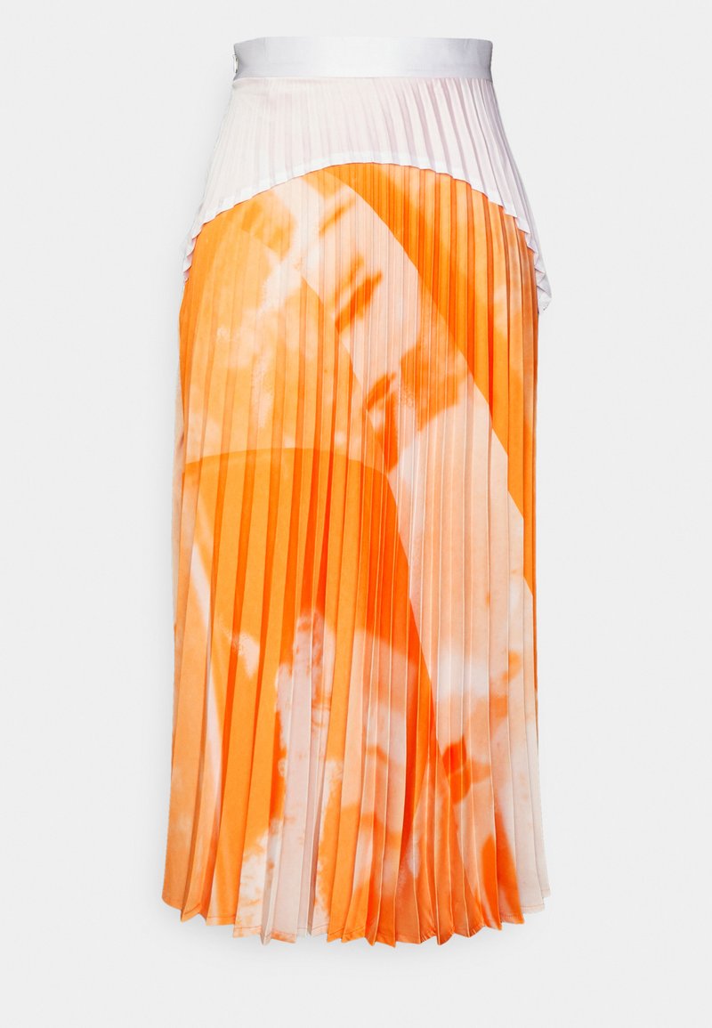 Thebe Magugu A-lijn rok oranje Thebe Magugu A-lijn rok oranje