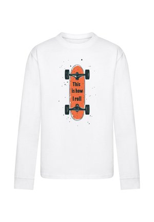 I ROLL - Long sleeved top - white