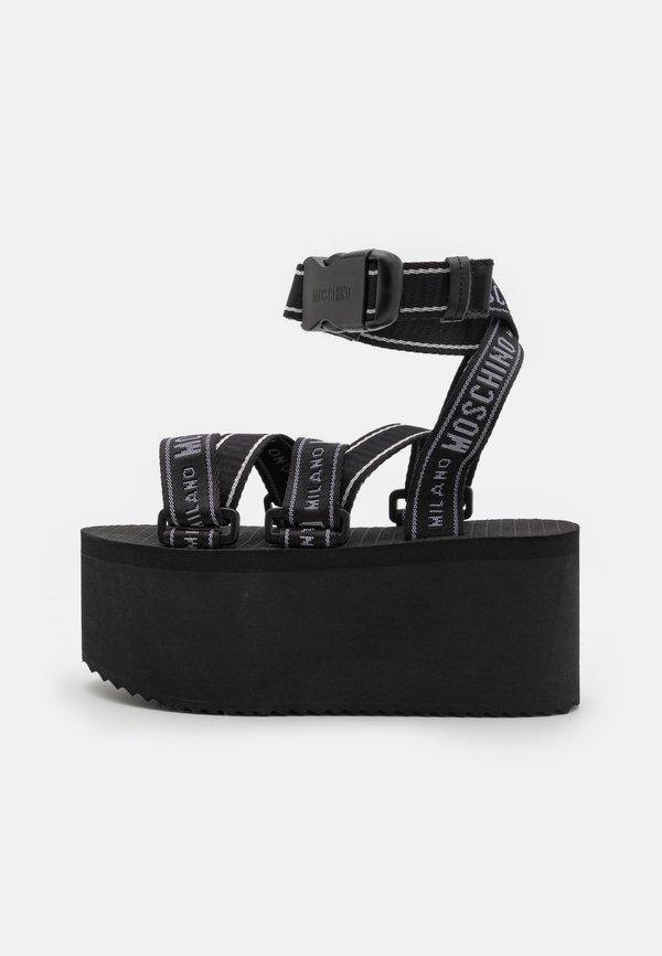 WEDGE - Platform sandals - nero