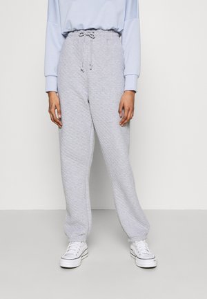 QUILTED - Tracksuit bottoms - grey