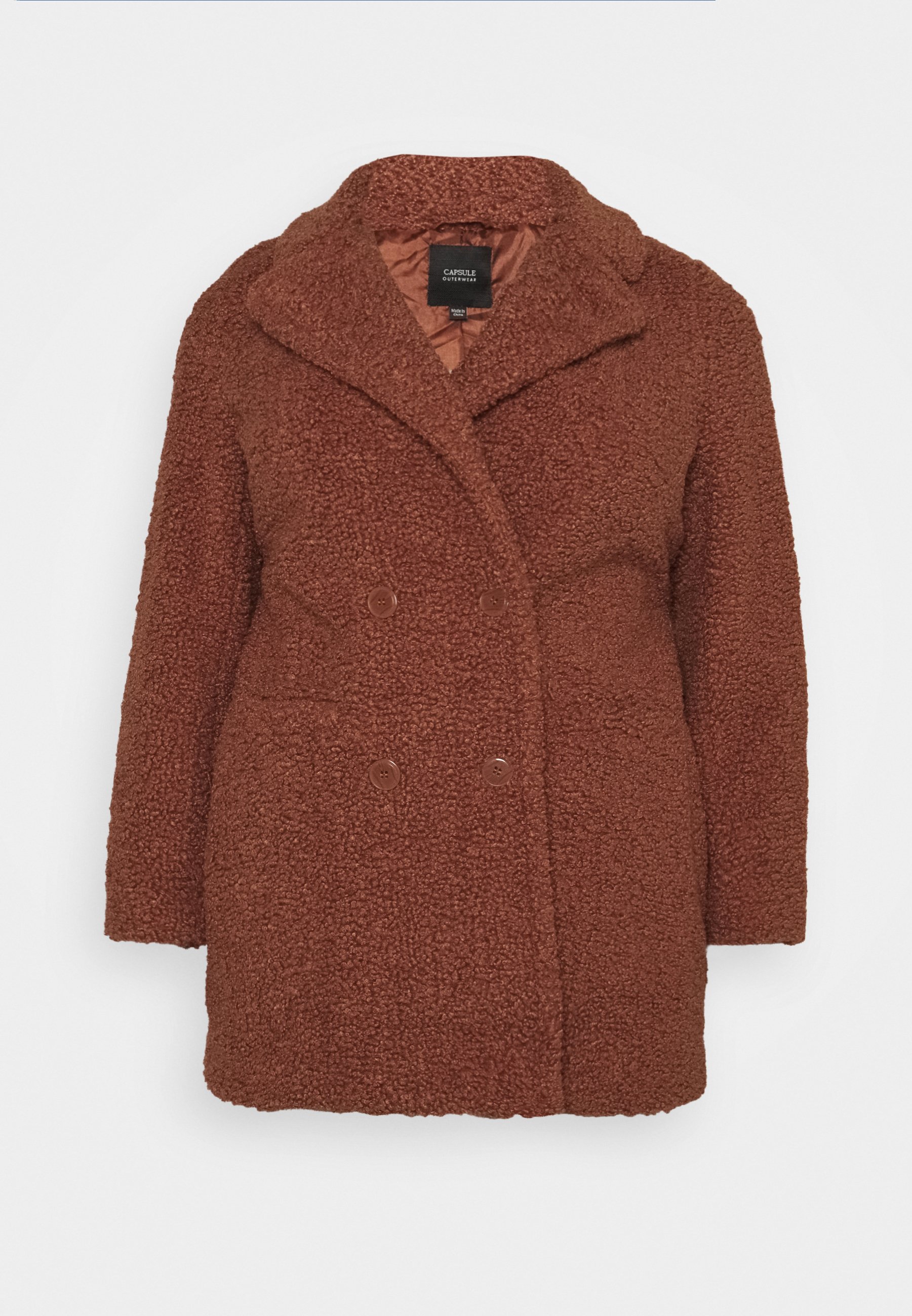 rust winter coat