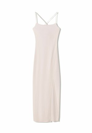 Bershka STRAPPY RUSTIC - Maxi-jurk - beige
