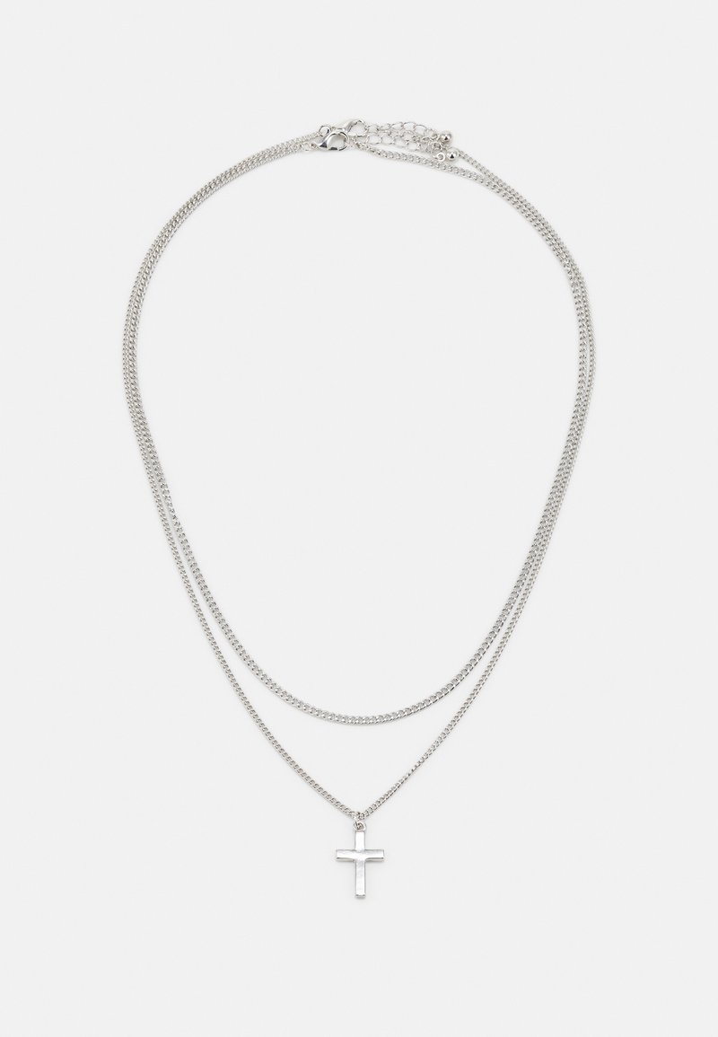 Jack & Jones Naszyjnik/srebrny Zalando.pl