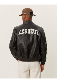 Les Deux VARSITY JACKET - Bomber-jakk - dark brown