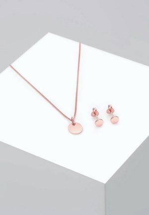 Elli JEWELRY SET BASIC - Oorbellen - rose gold-coloured