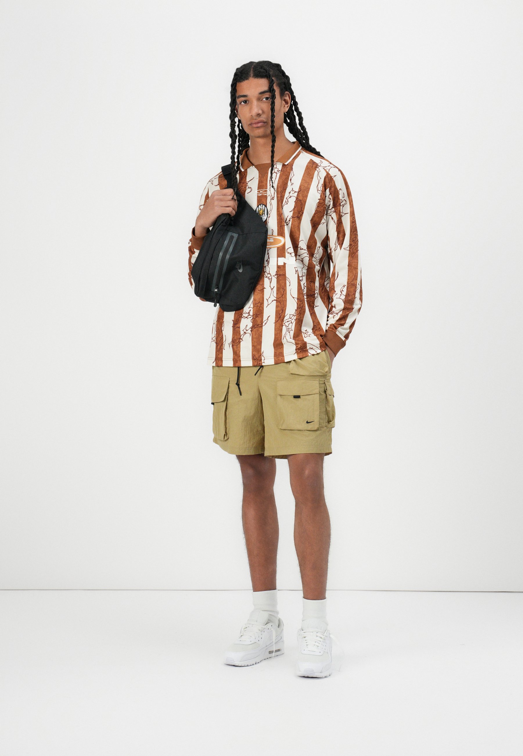 tan nike long sleeve