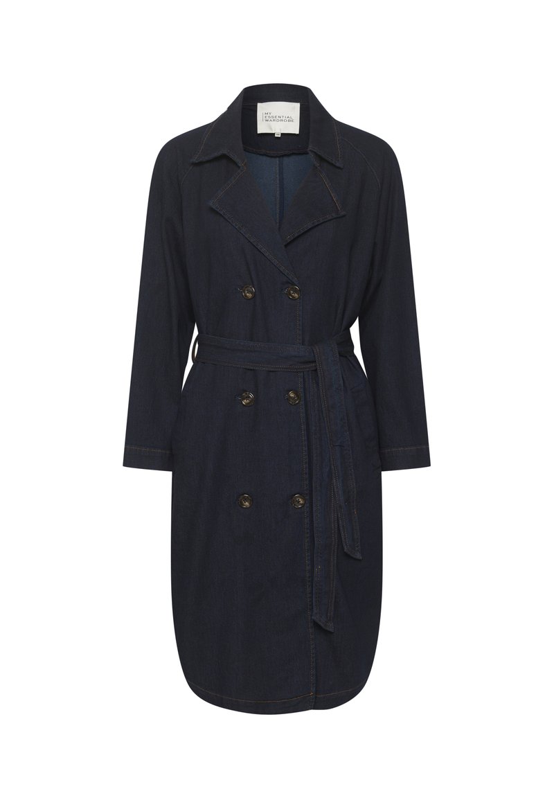 My Essential Wardrobe Trenchcoat donkerblauw