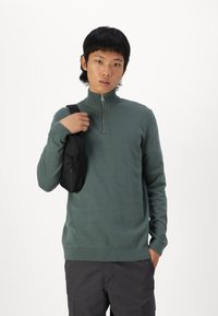 Only & Sons ONSALEX HALF ZIP - Pulover - chinois green