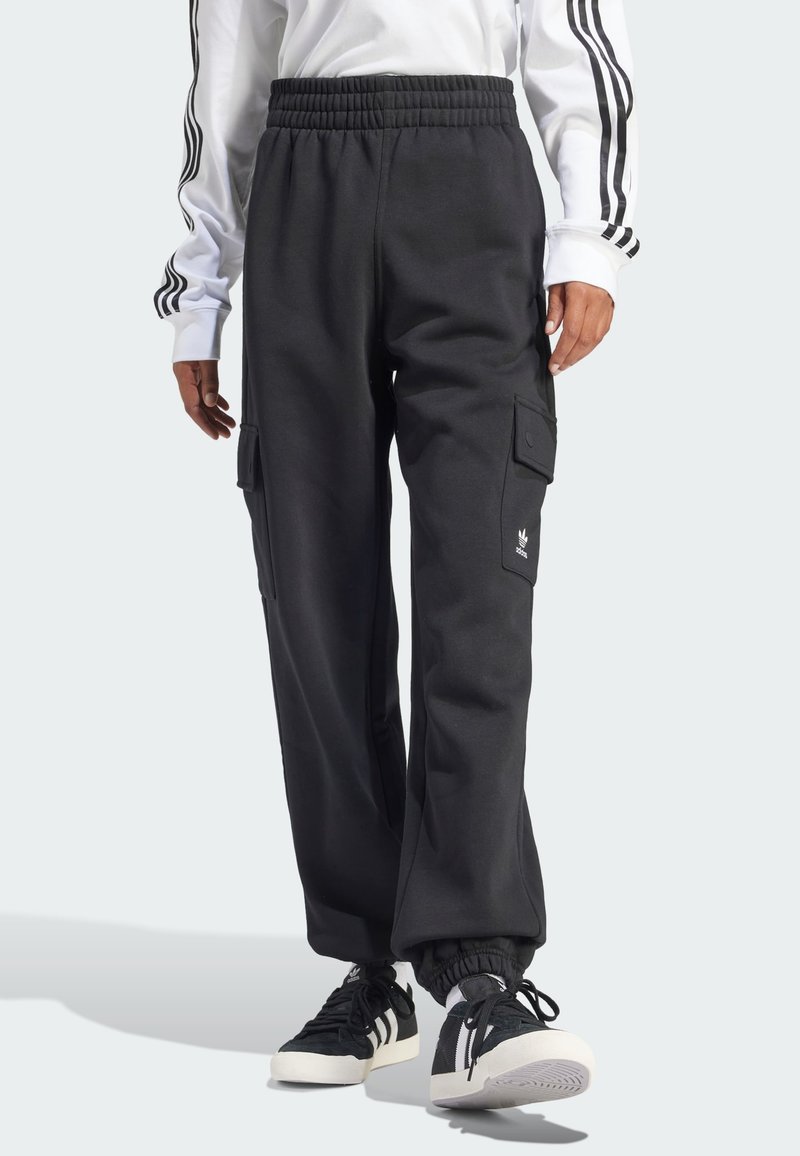 adidas Originals - ESSENTIALS CARGO JOGGER PANT - Dresside alumine osa - black, Suurenda