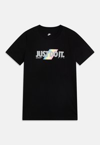 Nike Sportswear - TEE RETRO UNISEX - Nyomott mintás póló - black Miniatűr kép 1