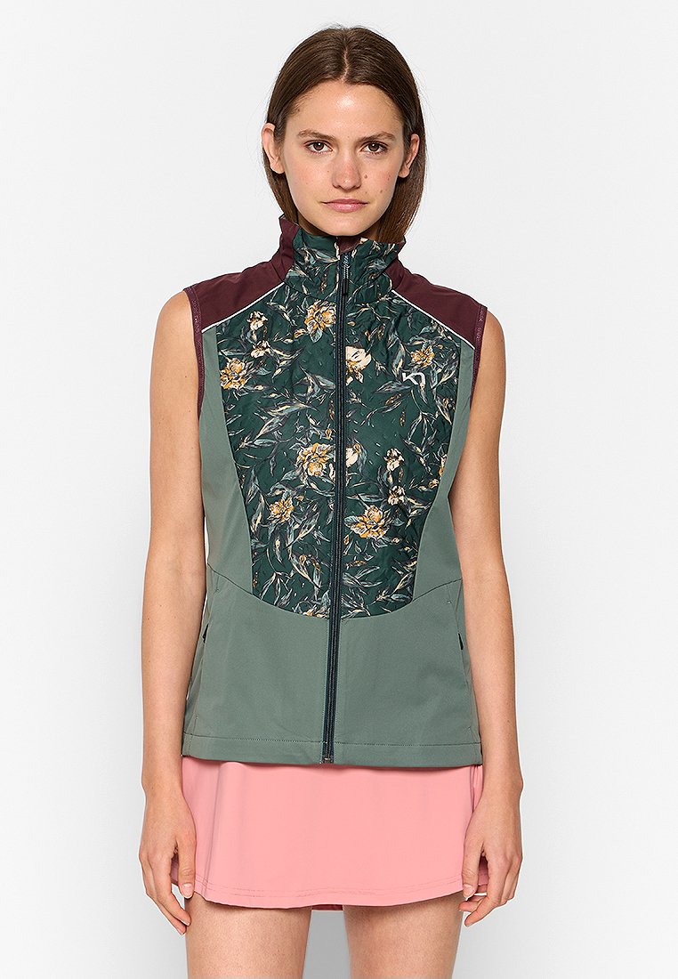 Kari Traa Bodywarmer donkergroen Kari Traa Bodywarmer donkergroen