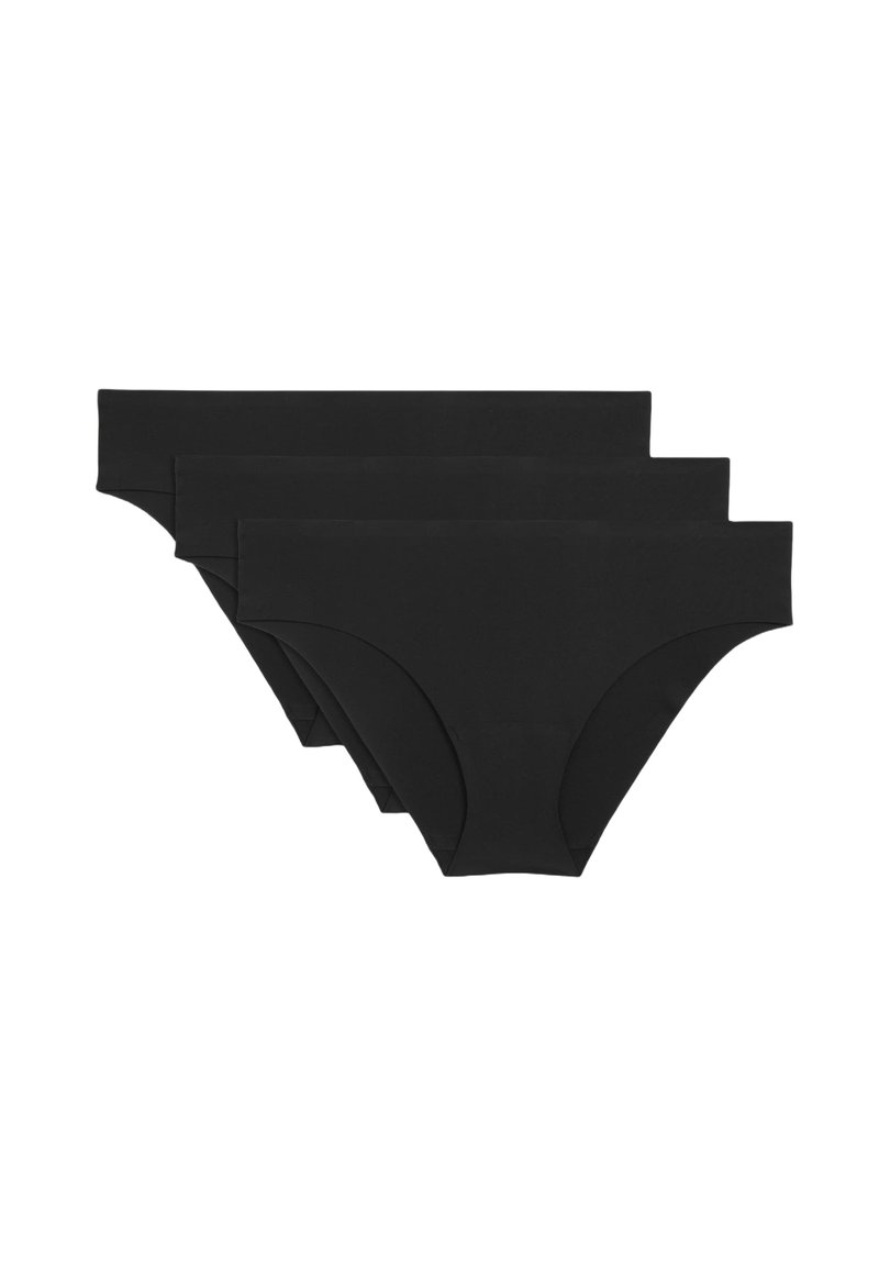 Marks & Spencer INVISIBLE 3 PACK NO VPL - LOW RISE - Brasiliane - black ...