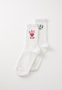 NELSON 2 PACK - Strømper - cloud white
