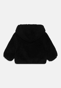Calvin Klein Jeans NEWBORN MIX MEDIA HOODED UNISEX - Forro polar - black