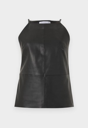 CAMI WITH OPEN SIDE - Top - black