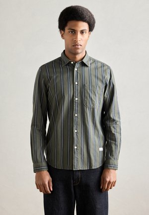 SHIRT STRIPE - Košeľa - dark green