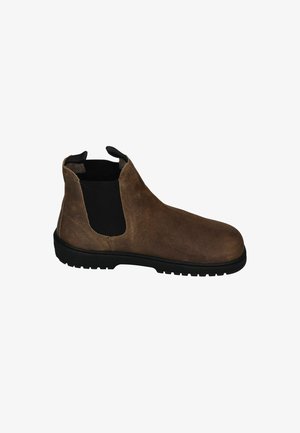 koel, KOEL DAMEN BAREFOOT CHELSEABOOTS GAVIEN SUEDE FELT DARK TAUPE - Ankle boots - dark taupe