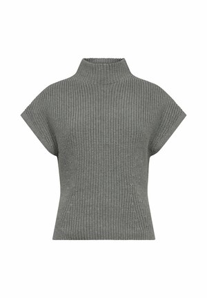 Mos Mosh BIOLA BINE - Basic T-shirt - grey melange