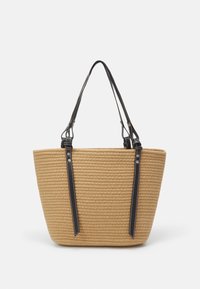 ONLY ONLJENNIE BEACH TOTE BAG - Borsa a mano - natural detail:black straps