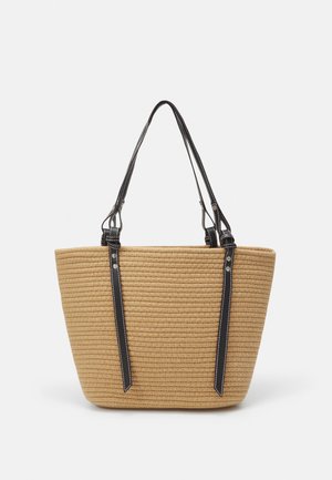 ONLJENNIE BEACH TOTE BAG - Sac à main - natural detail:black straps