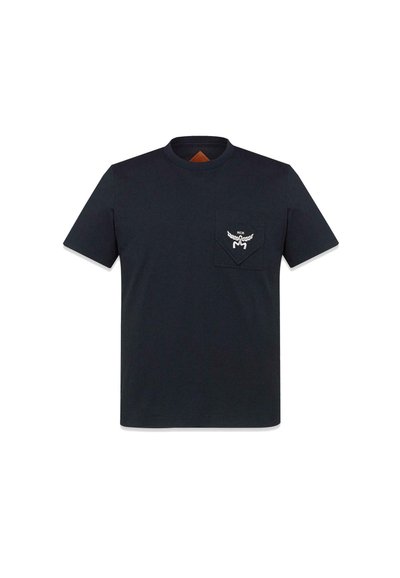 MCM ESSENTIAL MIT LOGO - T-shirt print - blue